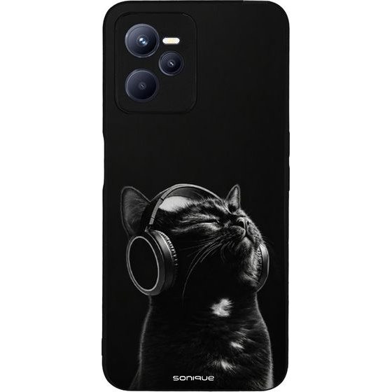 Sonique ���� Men's Edition Series ��� Realme C35 Audio Kitten - Black