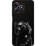 Sonique ���� Men's Edition Series ��� Realme C51 / Realme C53 / Realme Note 50 4G Audio Kitten - Black