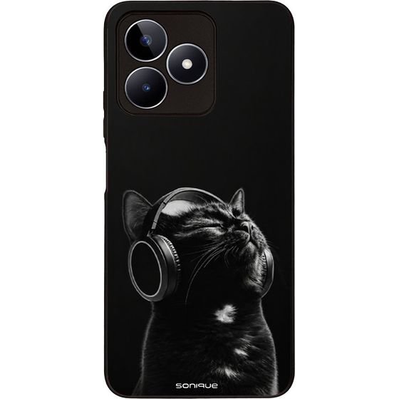 Sonique ���� Men's Edition Series ��� Realme C51 / Realme C53 / Realme Note 50 4G Audio Kitten - Black