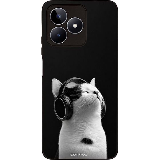 Sonique ���� Men's Edition Series ��� Realme C51 / Realme C53 / Realme Note 50 4G Audio Kitten - White