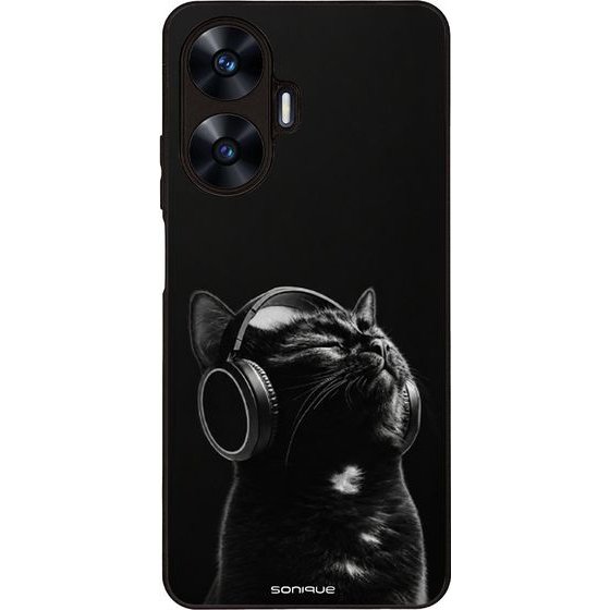 Sonique ���� Men's Edition Series ��� Realme C55 Audio Kitten - Black