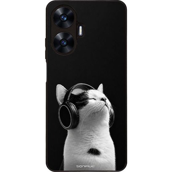 Sonique ���� Men's Edition Series ��� Realme C55 Audio Kitten - White