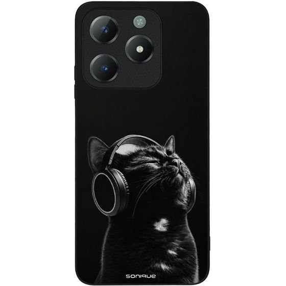 Sonique ���� Men's Edition Series ��� Realme C61 4G / Realme C63 4G / Realme Note 60X 4G Audio Kitten - Black