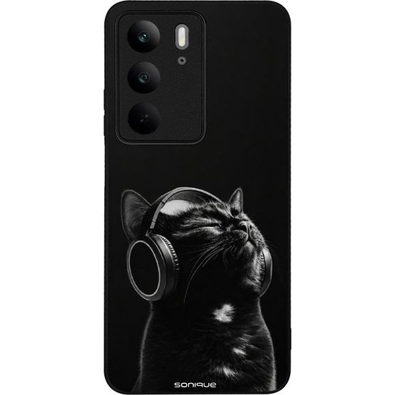 Sonique ���� Men's Edition Series ��� Realme C75 4G / Realme 14X 5G Audio Kitten - Black