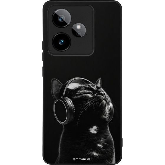 Sonique ���� Men's Edition Series ��� Realme GT 7 5G / Realme GT 7T 5G Audio Kitten - Black