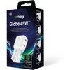 3mk Protection 3mk incharge(R) Globe 45W 2C PD QC4+ PPS SCP AFC US/EU/AUS/UK White - (160282)