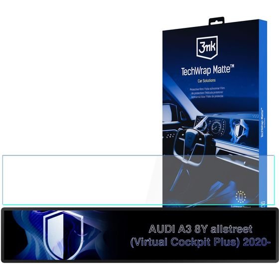3mk Protection AUDI A3 8Y Virtual Cockpit Plus (2020 - ) - 3mk TechWrap Matte Cluster - (W-TWMCluL-AA320-25)