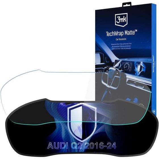 3mk Protection AUDI Q2 Virtual Cockpit (2016 - 2024) - 3mk TechWrap Matte Cluster - (W-TWMCluL-AQ216vc)