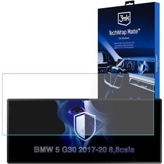 3mk Protection BMW 5 G30 (2017 - 2020) 8,8'' - 3mk TechWrap Matte Center Display - (W-TWMCeDiM-B5G30b)