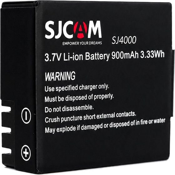 SJCAM �������� ��� SJ4000 Series Action �������, 900mAh - (BAT-SJ4000AIR)