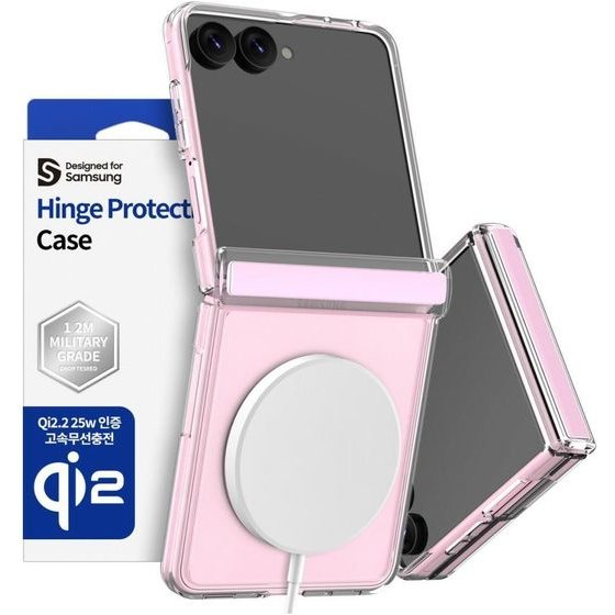 Araree Case Duple 360 M Magsafe Qi2 For Samsung Galaxy Z Flip8 Pink - (AR20-02580C)