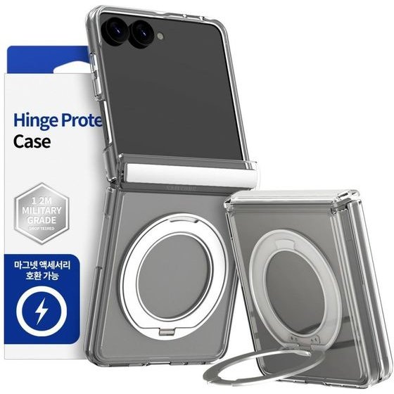 Araree Case Duple 360 M Stand For Samsung Galaxy Z Flip8 Transparent - (AR20-02581A)