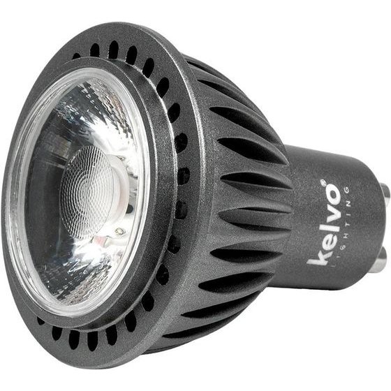 Kelvo Lighting Kelvo Kyron 10� ���� GU10 MR16 Led 5W 550lm Cri (Ra)  = 90 10� Ac 220-240V IP20 ����� ����� 2700K Dimmable - Cree Cxa Chip - ���� ������� ��� - �5 x �5 x �6cm - 3 ������ ������� - (KLV-103-0004)