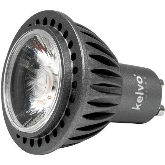 Kelvo Lighting Kelvo Kyron 10� ���� GU10 MR16 Led 7W 840lm Cri (Ra)  = 90 10� Ac 220-240V IP20 ������ ����� 4500K Dimmable - Cree Cxa Chip - ���� ������� ��� - �5 x �5 x �6cm - 3 ������ ������� - (KLV-103-0007)