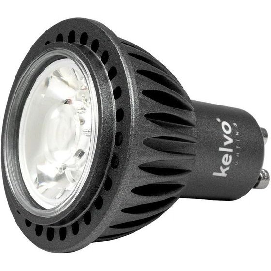 Kelvo Lighting Kelvo Kyron 3� ���� GU10 MR16 Led 3W 300lm Cri (Ra)  = 90 3� Ac 220-240V IP20 Ultra ����� ����� 1800K Dimmable - Cree Xpe Chip - ���� ������� ��� - �5 x �5 x �6cm - 3 ������ ������� - (KLV-103-0001)