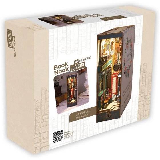 Ludistri Diy Book Nook - Alley (18.2x8.5x24.5 cm) - (BLU0003)