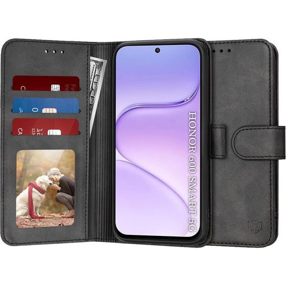 Techsuit - Diary Book - Honor 600 Smart - Black