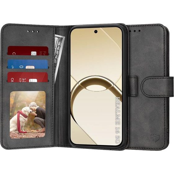Techsuit - Diary Book - Realme 16 5G - Black