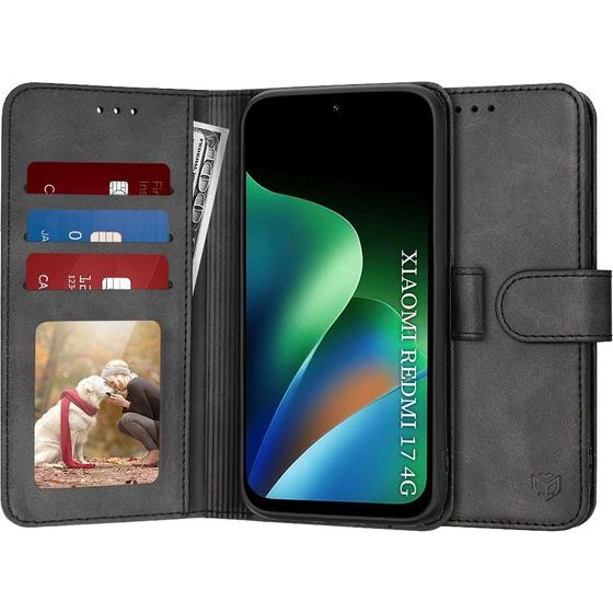 Techsuit - Diary Book - Xiaomi Redmi 17 4G / Redmi 17 5G - Black
