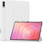 Techsuit - Flex Trifold (With Pencil Holder) - Samsung Galaxy Tab S11 Ultra / Tab S12 Ultra - Gray