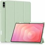 Techsuit - Flex Trifold (With Pencil Holder) - Samsung Galaxy Tab S11 Ultra / Tab S12 Ultra - Matcha Green