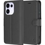 Techsuit - Leather Folio - Oppo Reno16 - Black