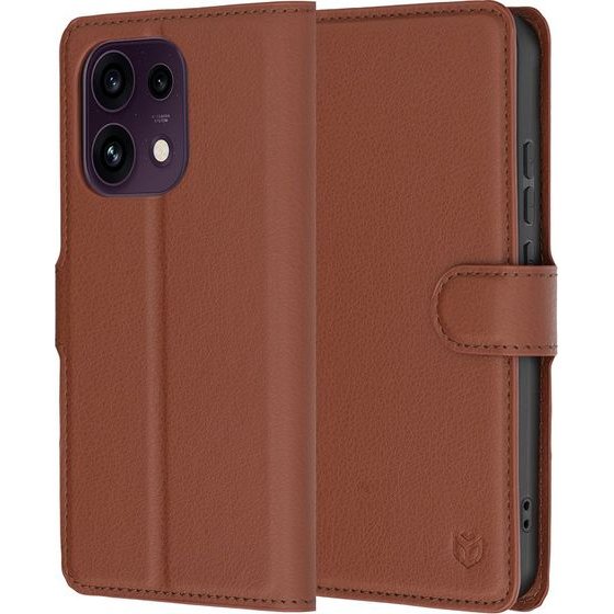Techsuit - Leather Folio - Oppo Reno16 F / Reno16 Fs - Brown