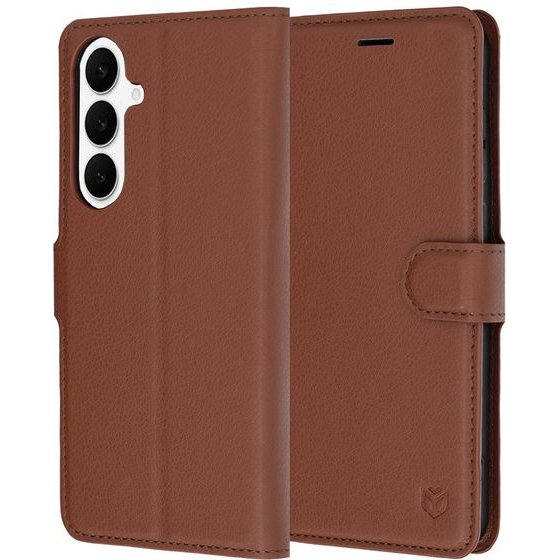 Techsuit - Leather Folio - Samsung Galaxy S26 Fe / S25 Fe - Brown