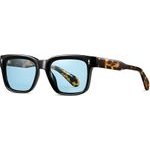 Techsuit - Polarized Sunglasses (31246) - For Men, UV400, TR90, Flat-Top Shape, Vintage - Print / Blue