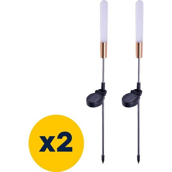 Forever Light Bundle Solar Led Lamp Sunari FLS-72 Crystal Lamp Round 3000K 600mAh 0,72Wh Ni-Mh x2