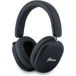 Guess Metallic Finish Gold Script Logo Enc Wireless Headphone Black - (GUOBHP10HMBSK)