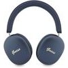 Guess Metallic Finish Gold Script Logo Enc Wireless Headphone Navy - (GUOBHP10HMBSB)