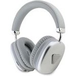 Guess Saffiano Pu Leather Triangle Logo Wireless Headphone Silver - (GUBHK1SATSS)