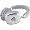 Guess Saffiano Pu Leather Triangle Logo Wireless Headphone Silver - (GUBHK1SATSS)