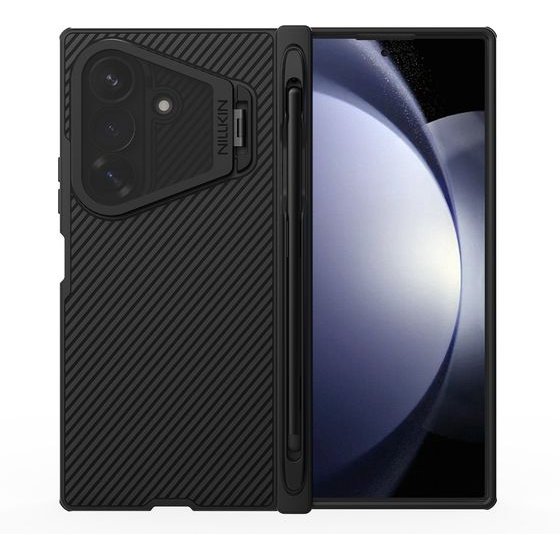 Nillkin Camshield Prop Magnetic Pen Slot (Transparent Lens) Case For Samsung Galaxy Z Fold 8 Ultra Black - (57983131045)