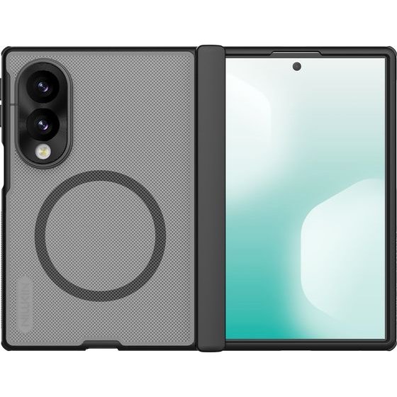 Nillkin Super Frosted Fold Magnetic Back Cover For Samsung Galaxy Z Fold 8 Transparent Black - (57983131050)