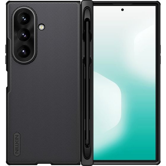 Nillkin Super Frosted Fold Magnetic Pen Slot Back Cover For Samsung Galaxy Z Fold 8 Ultra Black - (57983131041)
