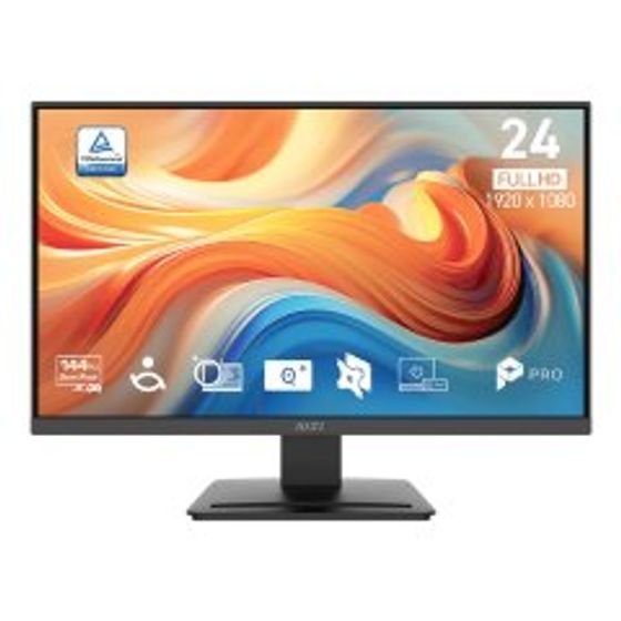 MSI Monitor Pro MP241 E14V, Flat Va FHD, 24'', 16:9, 250 CD/M2, 3500:1, 1MS, 144Hz, 1920x1080, HDMI/DP, TILT, BLACK, 2YW. - (9S6-3PE1CH-015)