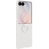 Samsung Case Silicone Ring Magnet For Galaxy Z Flip8 White - (EF-EF776CWEGWW)