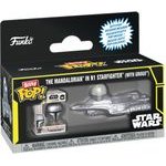Funko Bitty Pop! Rides: Star Wars - The Mandalorian In N1 Starfighter (With Grogu) Vinyl Figures