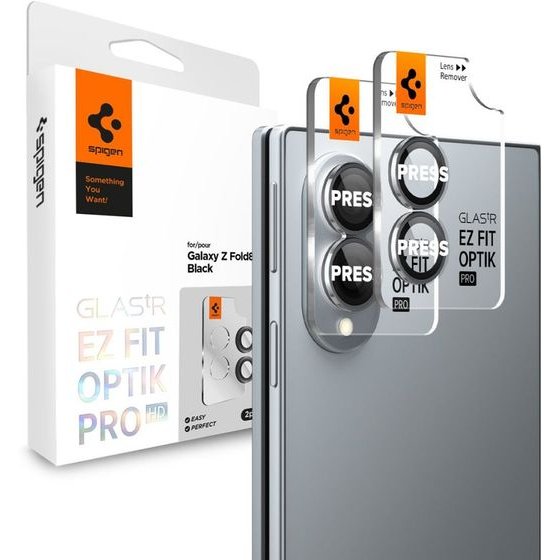 Spigen Oslona Aparatu Optik Pro GLAS.Tr Ez Fit Ac Camera Protector 2-Pack Galaxy Z Fold 8 Black - (AGL11944)