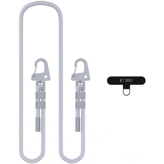 Tech-Protect C5SD Rope Crossbody Strap Crayon GREY