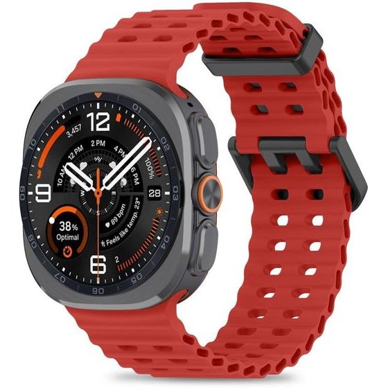 Tech-Protect Iconband Pro Samsung Galaxy Watch Ultra 1 / 2 2024-2026 (47 MM) Crimson RED