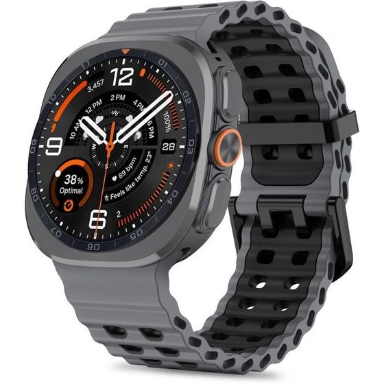 Tech-Protect Iconband Pro Samsung Galaxy Watch Ultra 1 / 2 2024-2026 (47 MM) GREY/BLACK