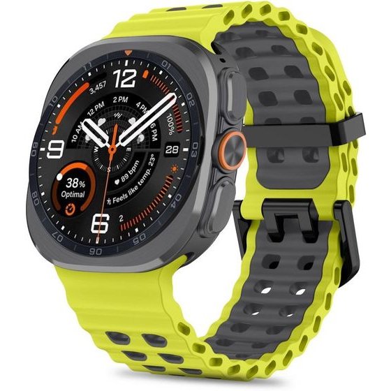 Tech-Protect Iconband Pro Samsung Galaxy Watch Ultra 1 / 2 2024-2026 (47 MM) LIME/BLACK