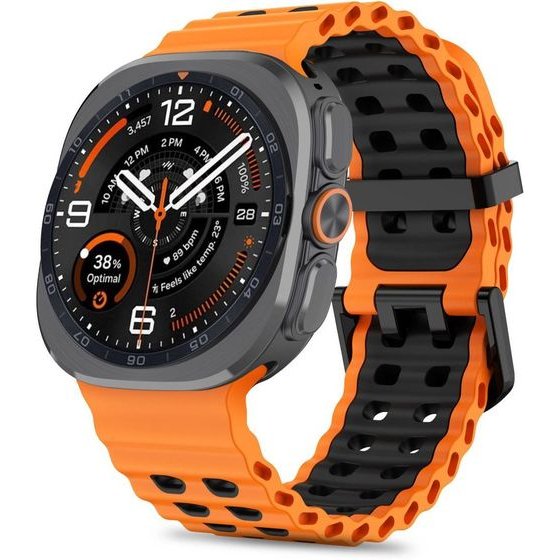 Tech-Protect Iconband Pro Samsung Galaxy Watch Ultra 1 / 2 2024-2026 (47 MM) ORANGE/BLACK