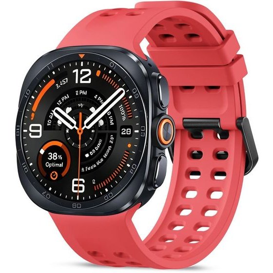 Tech-Protect Silicone Air Samsung Galaxy Watch Ultra 1 / 2 2024-2026 (47 MM) Crimson RED