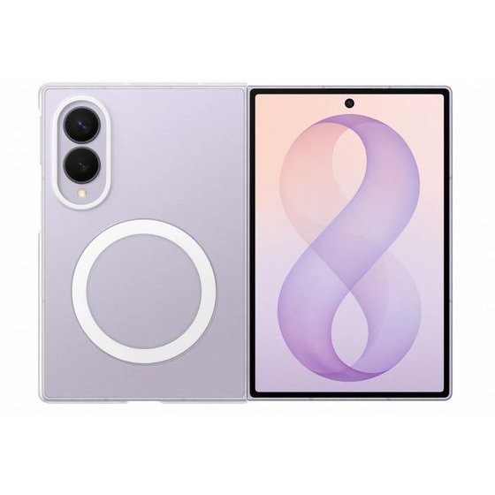 Samsung Clear Magnet Case Galaxy Z Fold 8 Transparent - (EF-CF971CTEGWW)