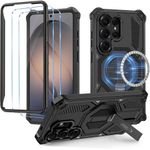 Tech-Protect Magblast Magsafe Case + Tempered Glass 2-Pack For Samsung Galaxy S26 Ultra - Black - (30115-0)