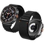 Spigen Fabric Band, Black - Samsung Galaxy Watch 9/8 46mm/44mm/40mm - (AMP11607)